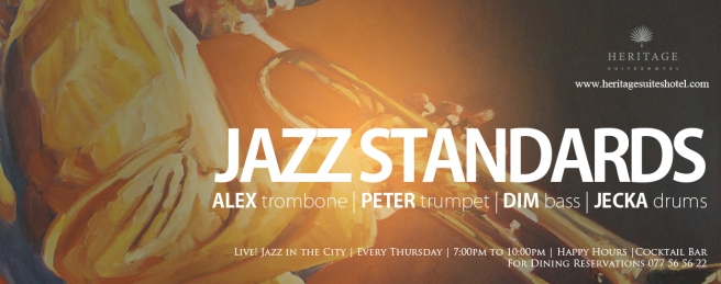 Live JAZZ IN THE CITY every THURSDAY!